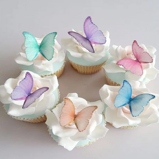 Edible Butterfly Cupcake Toppers