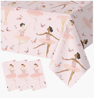 Ballerina Tablecloths for Tutu Cute Ballerina Birthday Party