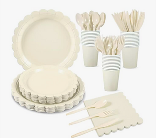 Cream Scalloped Tableware Items