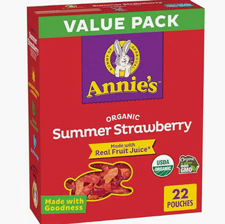 Annie's Organic Summer Strawberry Snacks