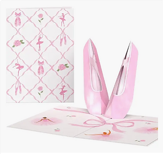 Ballerina Birthday Card Pop-Up