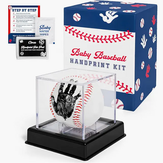 Baby Baseball Handprint Keepsake Kit