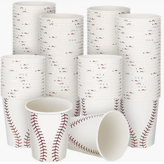 Baseball Paper Cups