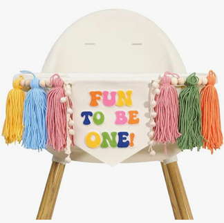 Fun to be One High Chair Garland