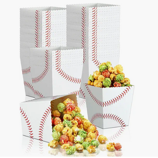 Baseball Popcorn Boxes