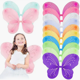 Assorted Colored Butterfly Wings 