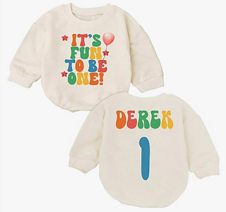 Fun to be One Customizable Sweater Romper