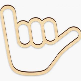 Hang Loose Wooden Wall Sign