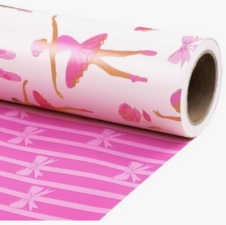 Ballerina Birthday Wrapping Paper