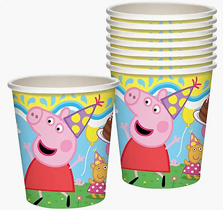 Peppa Pig Birthday Paper Cups