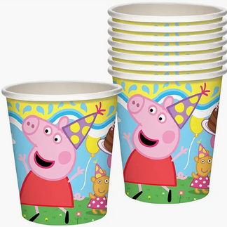 Peppa Pig Birthday Paper Cups