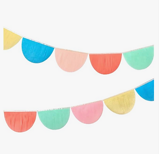 Colorful Scalloped Banner