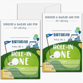 Hole-in-One Birthday Invitation