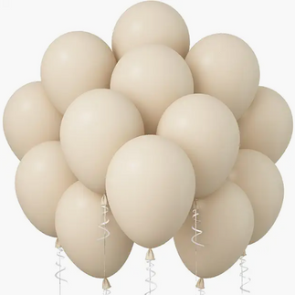 Beige Balloons for My First Rodeo Cowboy Birthday Party