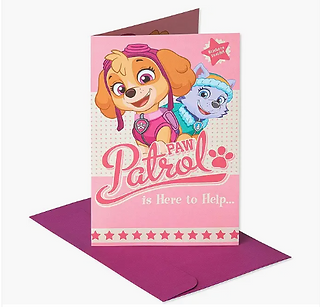 Paw Patrol Birthday Card