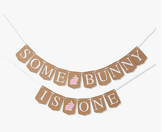 Some Bunny is One Banner