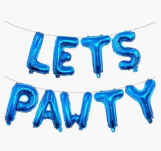 Let's Pawty Paw Patrol Birthday Balloons