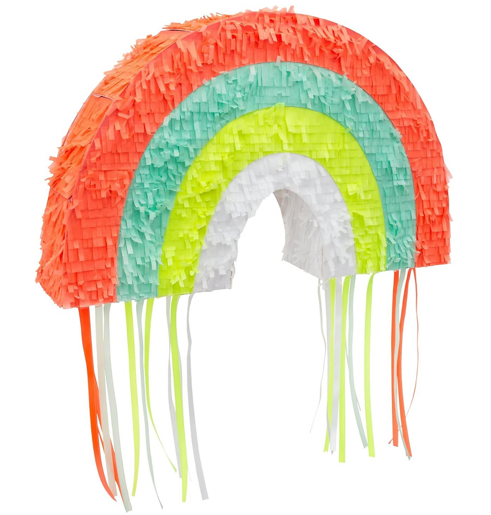 Rainbow Piñata for Fun to be One Birthday Party