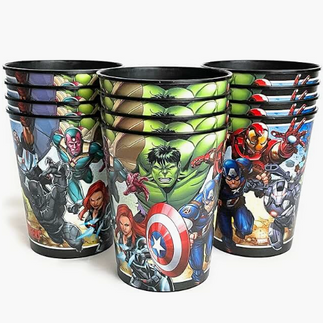 Avengers Superhero Plastic Cups 