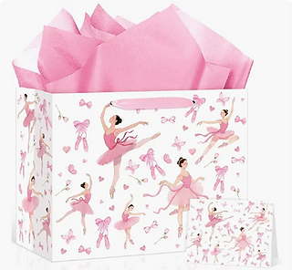 Ballerina Birthday Party Themed Gift Bag