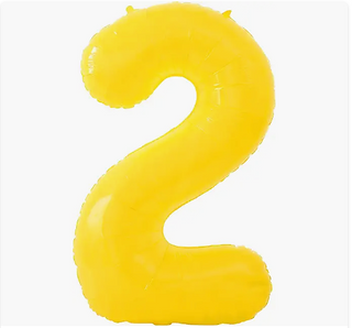 Yellow 2 Balloon