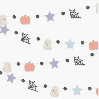 Pastel Halloween Birthday Banner 