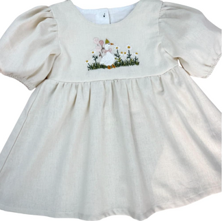 Baby Toddler Embroidered Goose Dress