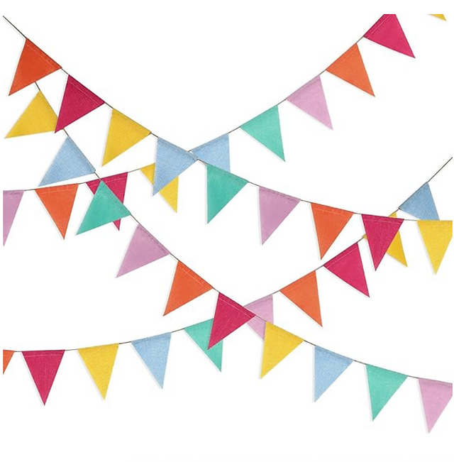 Rainbow Flag Pennant Banner