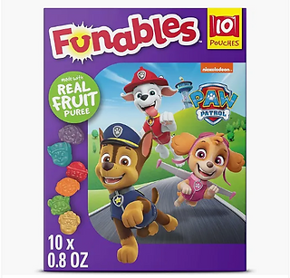 Paw Patrol Fruit Snacks for Paw Patrol Birthday Party Favors