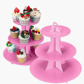 Pink Cupcake Stand 