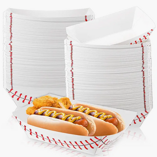Baseball Food Trays