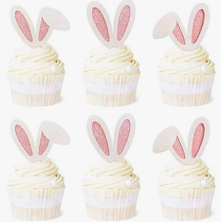 Bunny Ear Cupcake Toppers