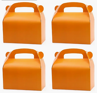 Orange Party Favor Boxes