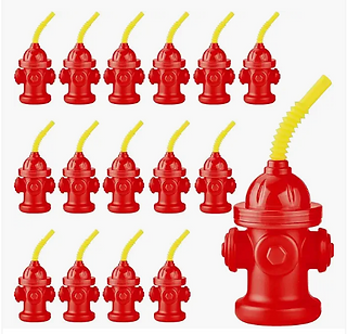 Kids Birthday FIre Hydrant Cups