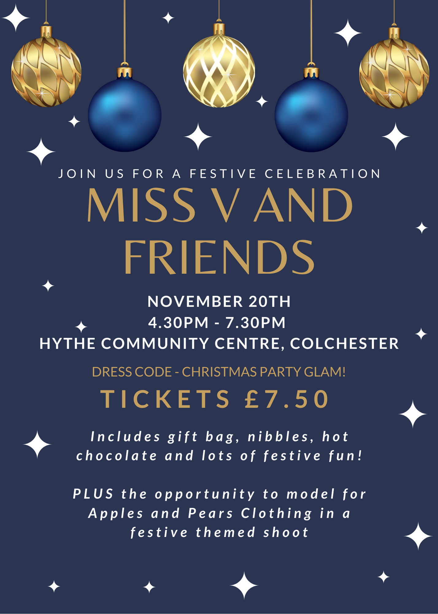 Tomorrow is the last day for Festive Party Tix! content media