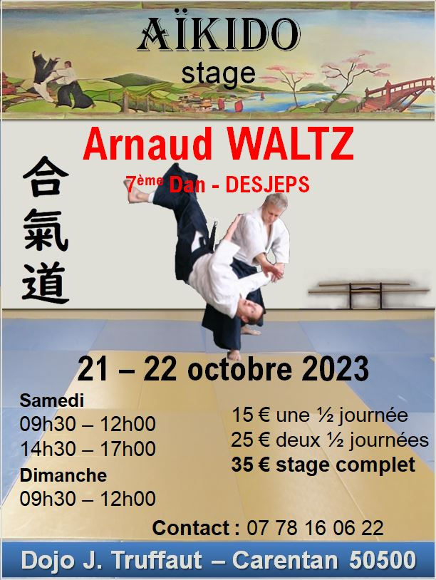 Stage FFAAA animé par Arnaud WALTZ 7e Dan