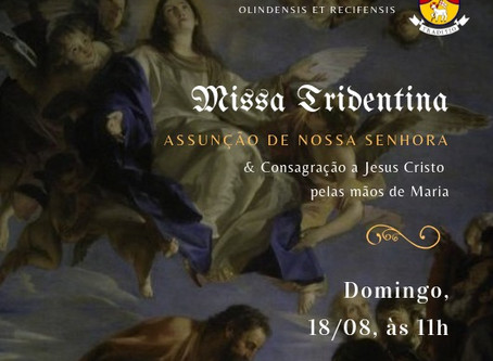 AVISO: Festa da Assunção de Nossa Senhora 2019