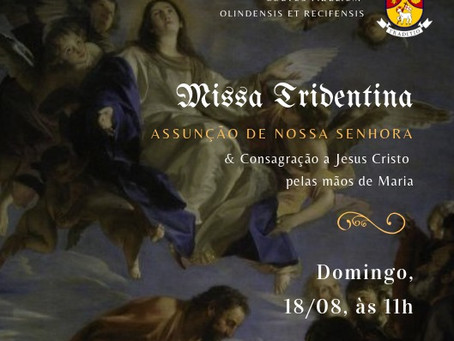 AVISO: Festa da Assunção de Nossa Senhora 2019