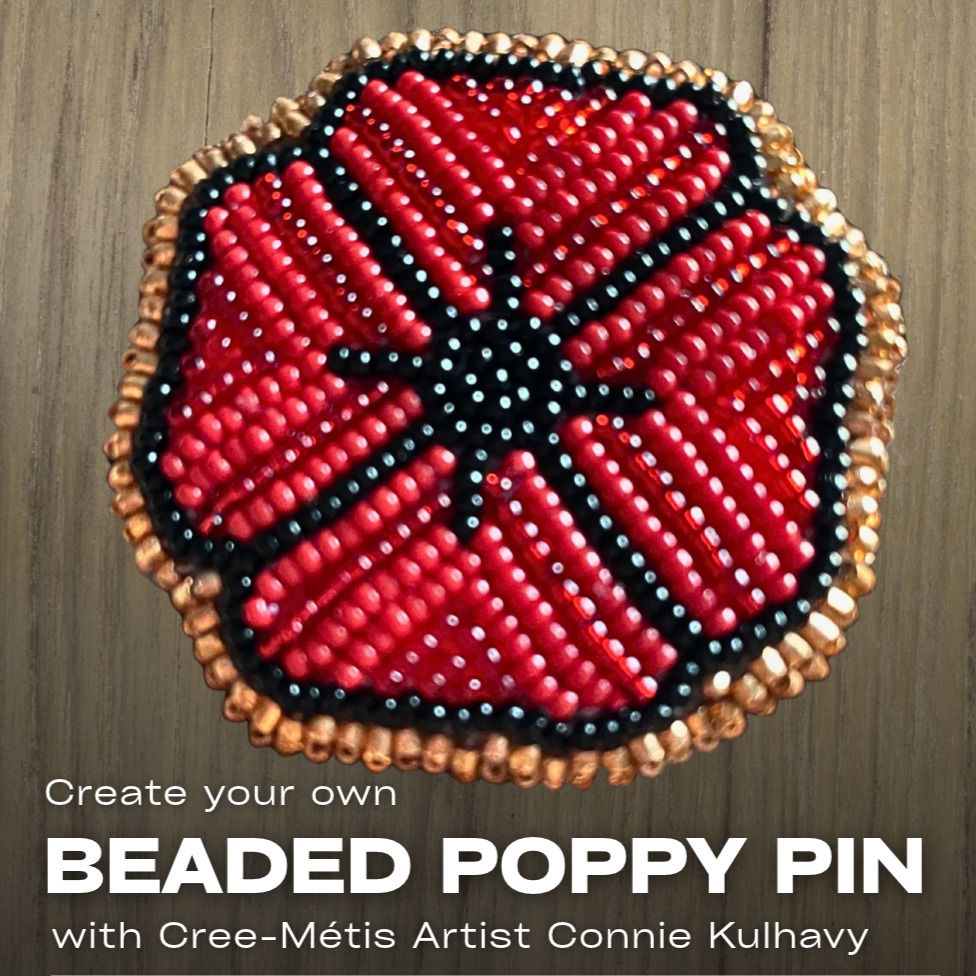 Beaded Poppy Workshop - Saturday November 7