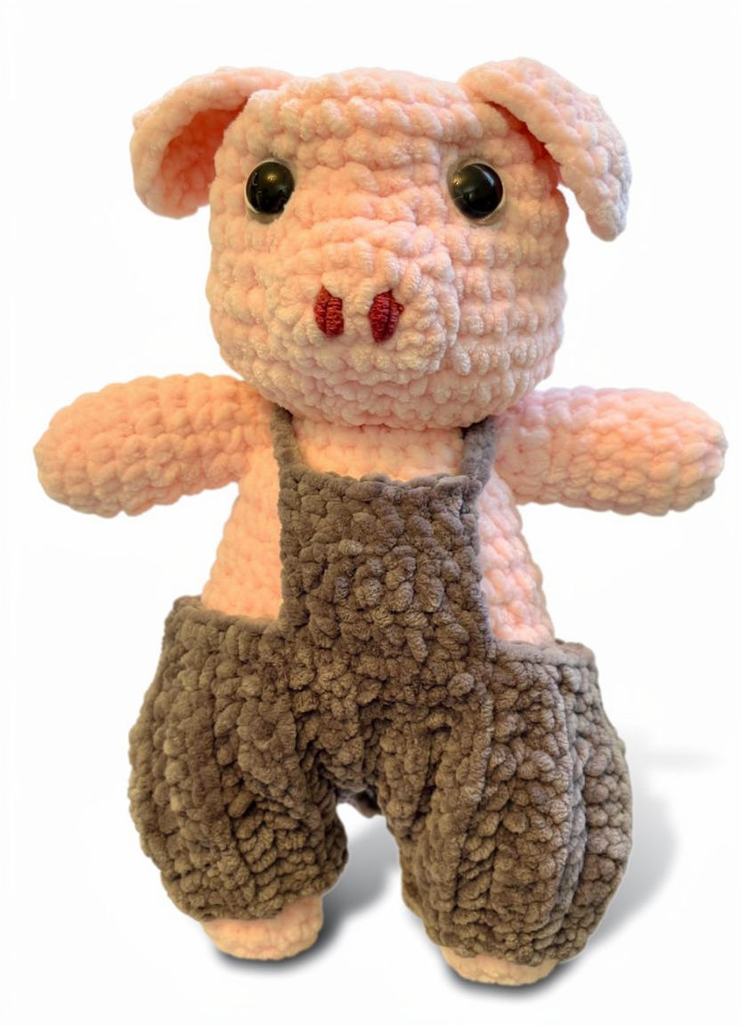 Handmade Pig Soft Toy