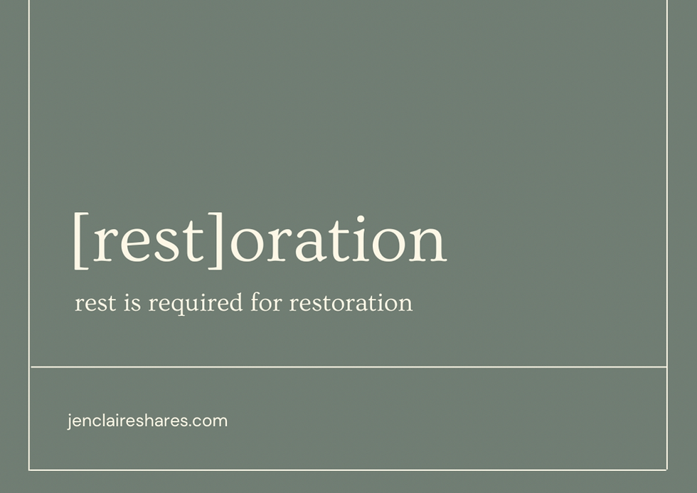 [rest]oration