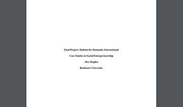 Habitat for Humanity Case Study