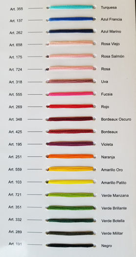 carta de colores nylon poliester hilos conotex fabrica de hilos para coser 2