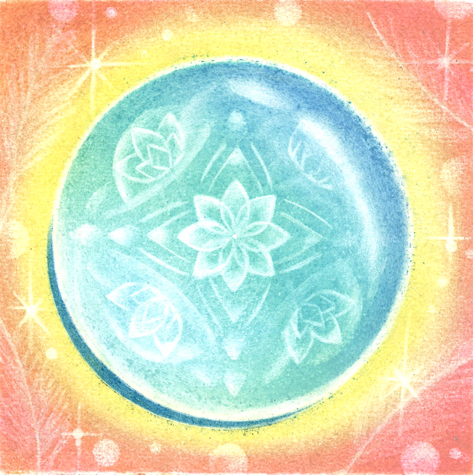 しずくの中に曼荼羅