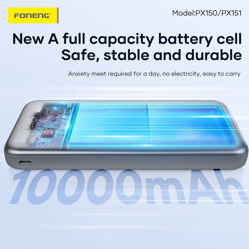 Thumbnail: Foneng PX150 10000mAh Power Bank (22.5W & 3 Outputs)
