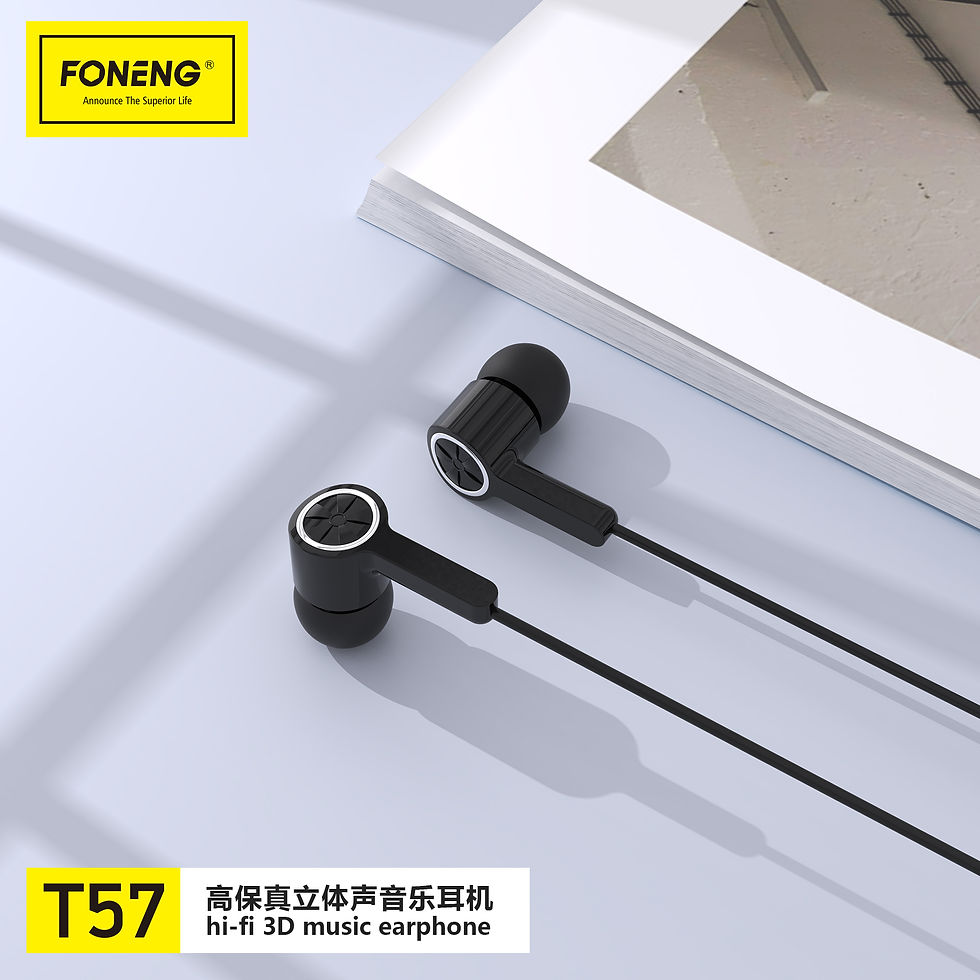 Thumbnail: Foneng Earphones T57 Black