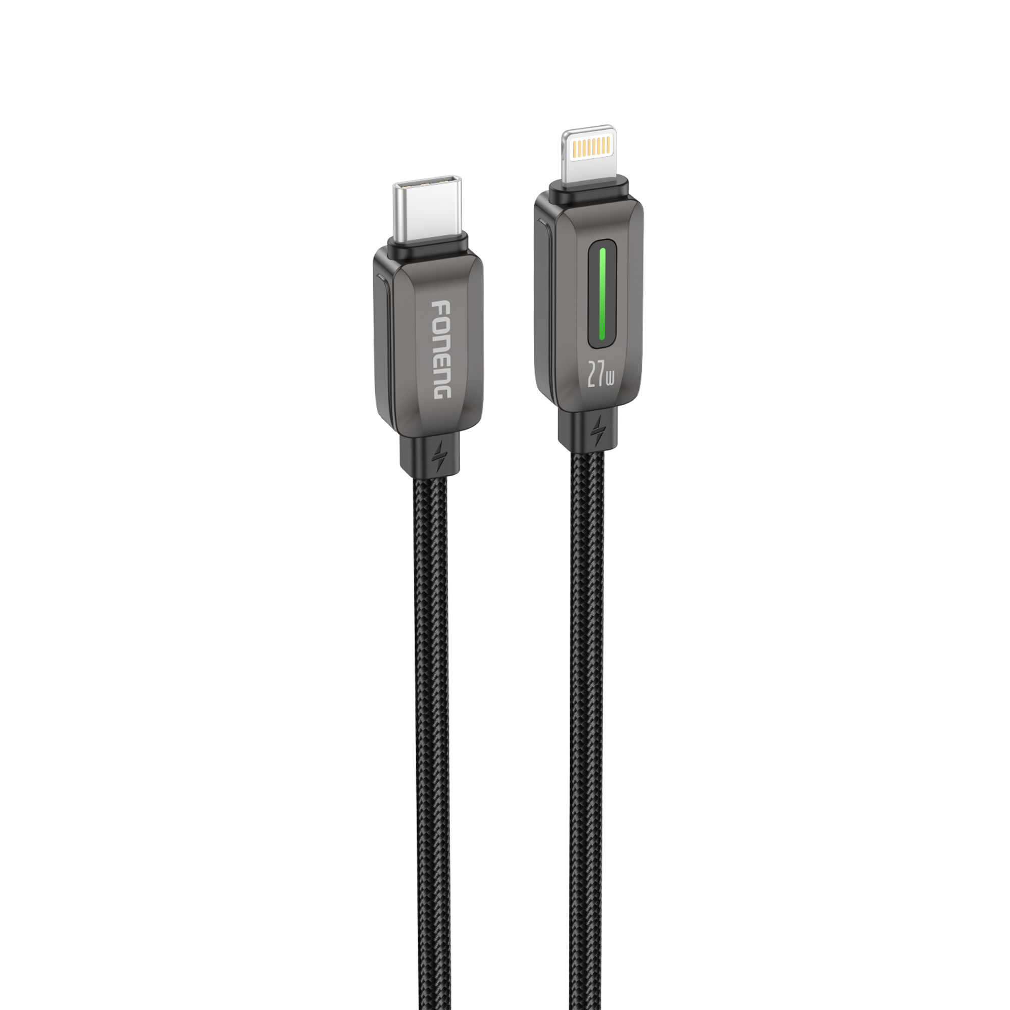FONENG X118 1.2M Zinc Type-c To Lightning Cable (PD27W)
