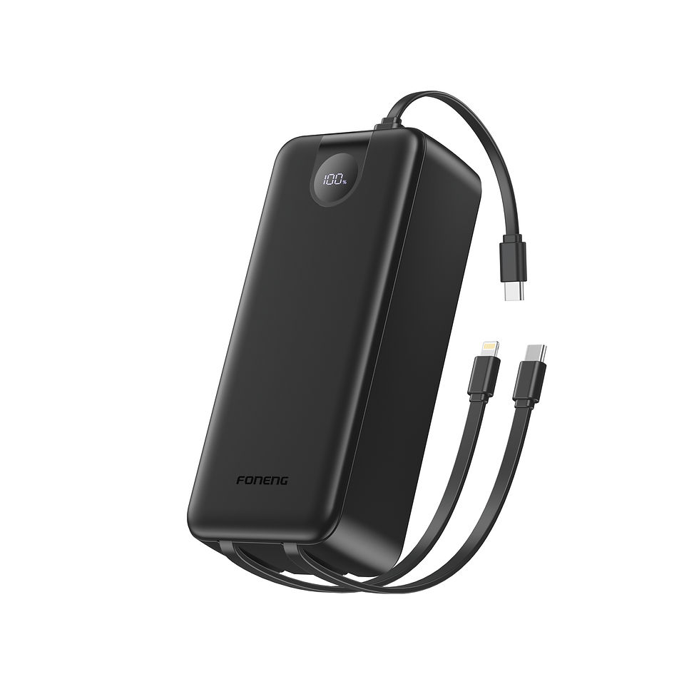 Foneng Power Bank PX108 30000mAh 22.5W 3 Built-in Cables