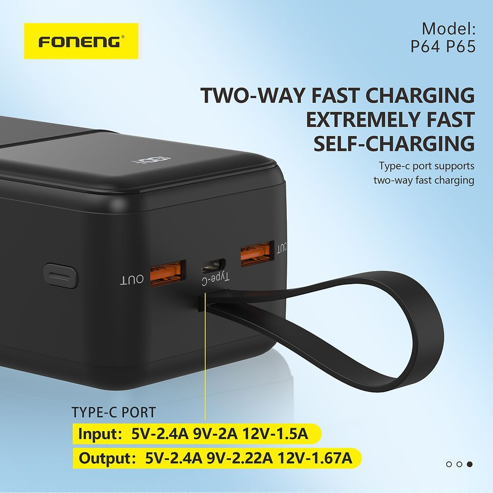 Thumbnail: Foneng 22.5W 50000mAh Fast Charging Power Bank P65