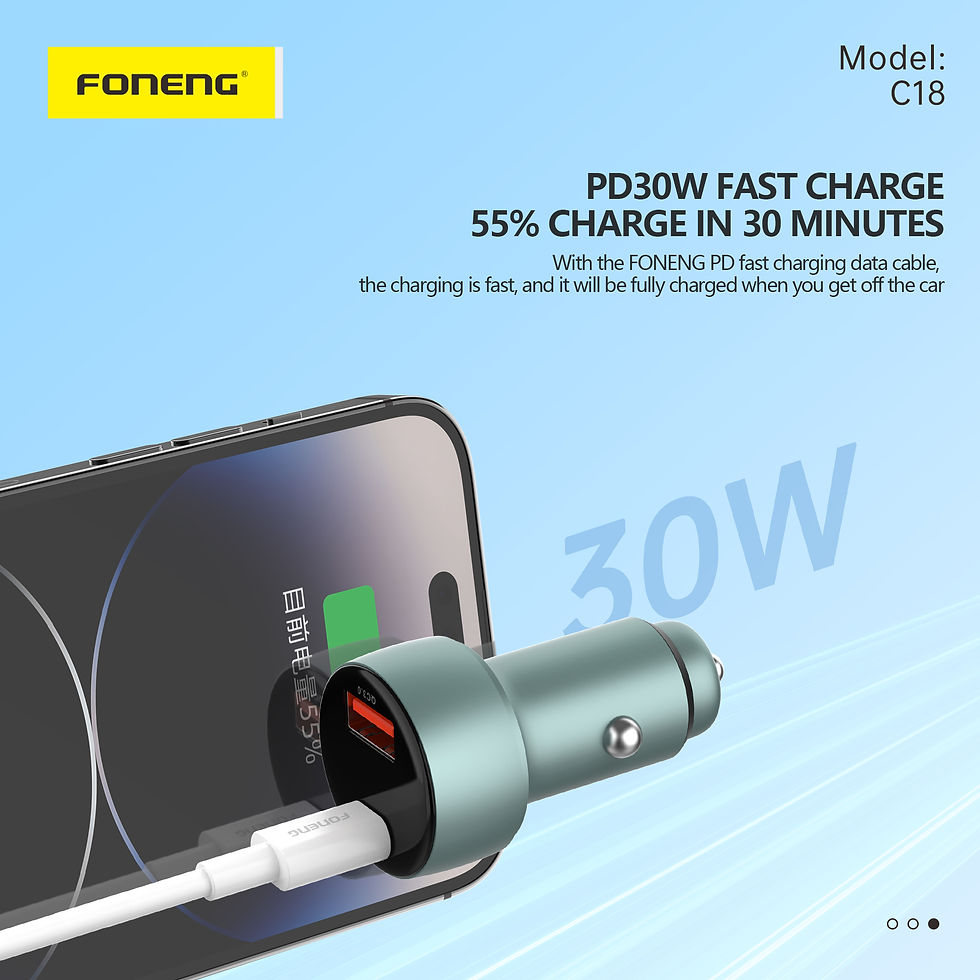 Thumbnail: Foneng C18 A+C 48W Car Charger
